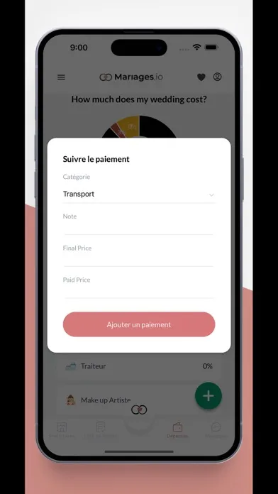 Mariages.io Screenshots