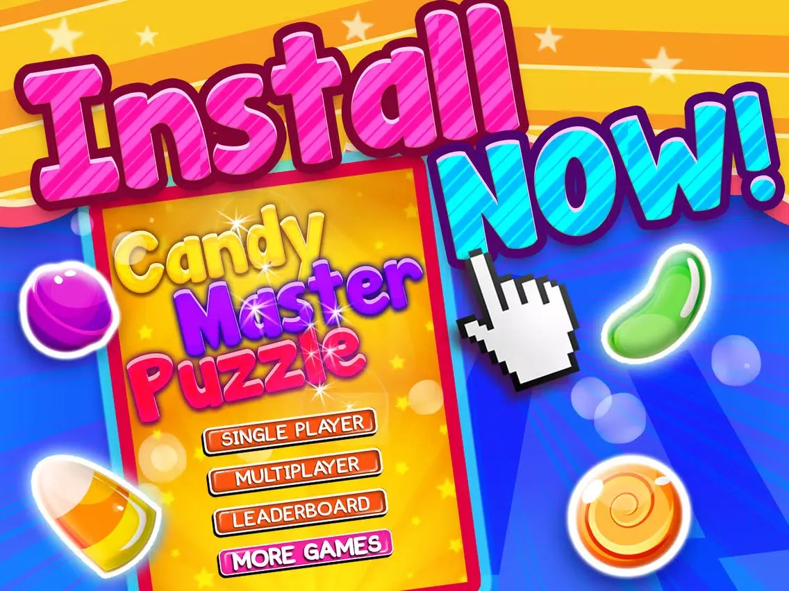 Candy Master Puzzle 2015 - Christmas Soda Pop Match 3 Blitz Puzzle Game iPad Screenshots