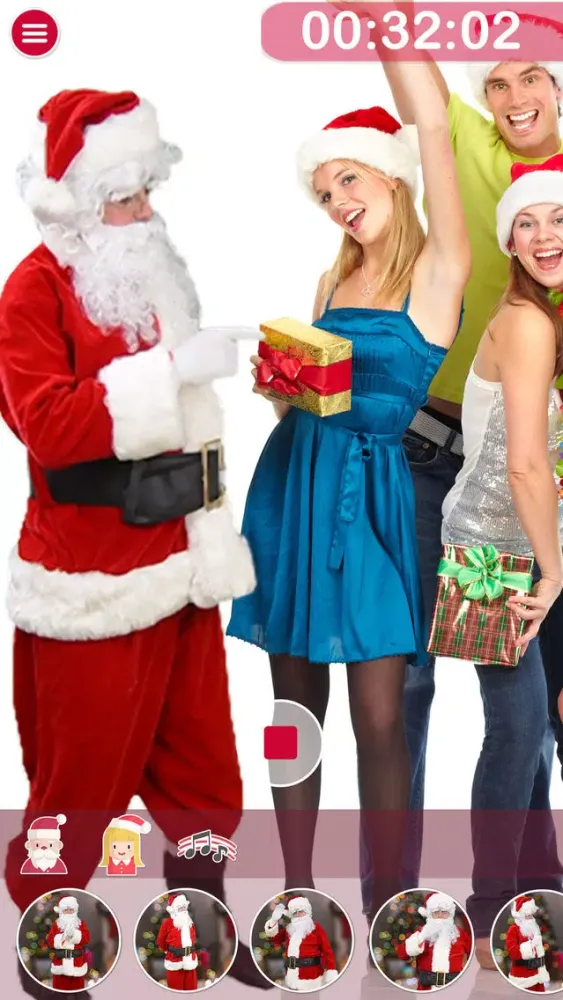 Zrzuty ekranu Your Video with Santa Claus.
