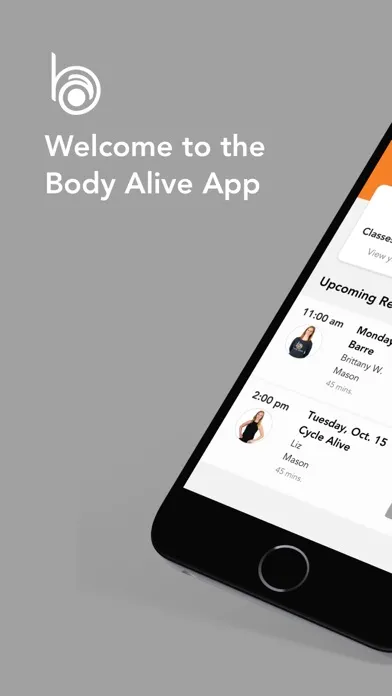 Capturas de tela do Body Alive Fitness