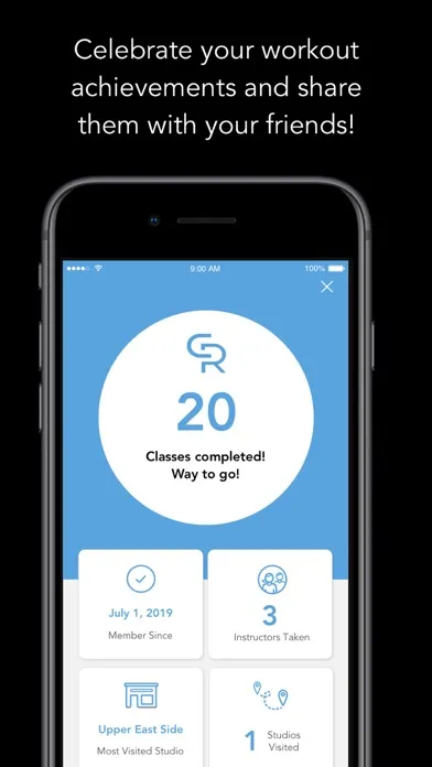Capturas de pantalla de CITYROW Studios: group fitness
