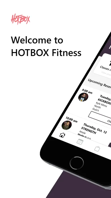 Ảnh chụp màn hình của HOTBOX Fitness