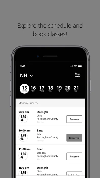 LFG FITNESS NH 스크린샷