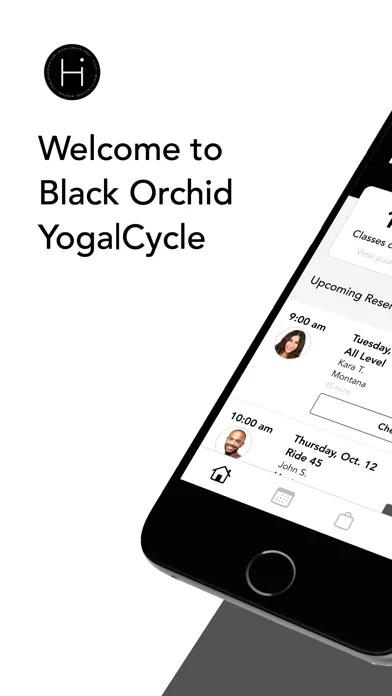 Captures d'écran de Black Orchid Yoga|Cycle