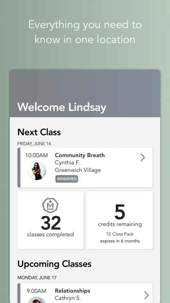 Screenshot di MNDFL Meditation