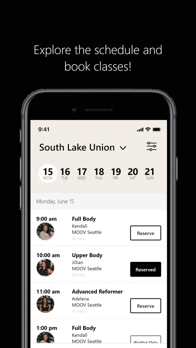 MOOV Seattle Screenshots