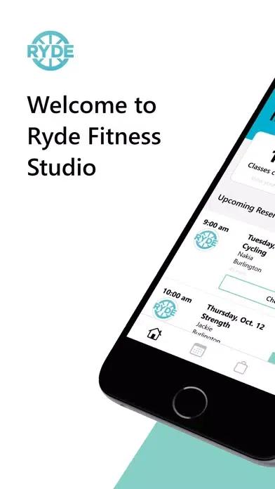 Ryde Fitness Studio New سکرین شاٹس
