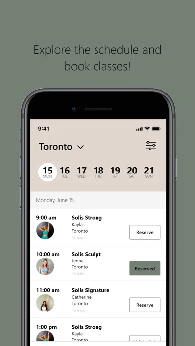 Solis Movement Toronto سکرین شاٹس