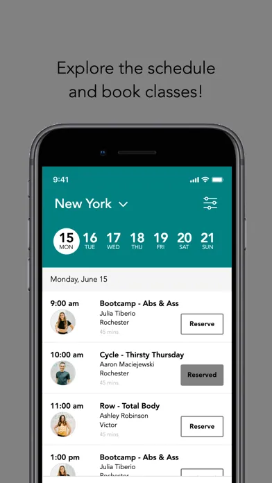 Capturas de tela do Spoke Cycle and Fitness