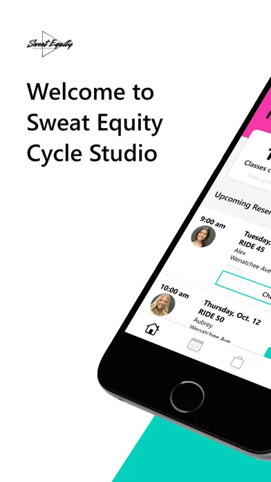 Sweat Equity Cycle Studio Screenshots
