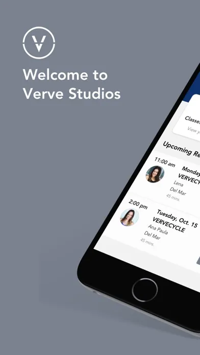 Capturas de tela do VERVE Studios