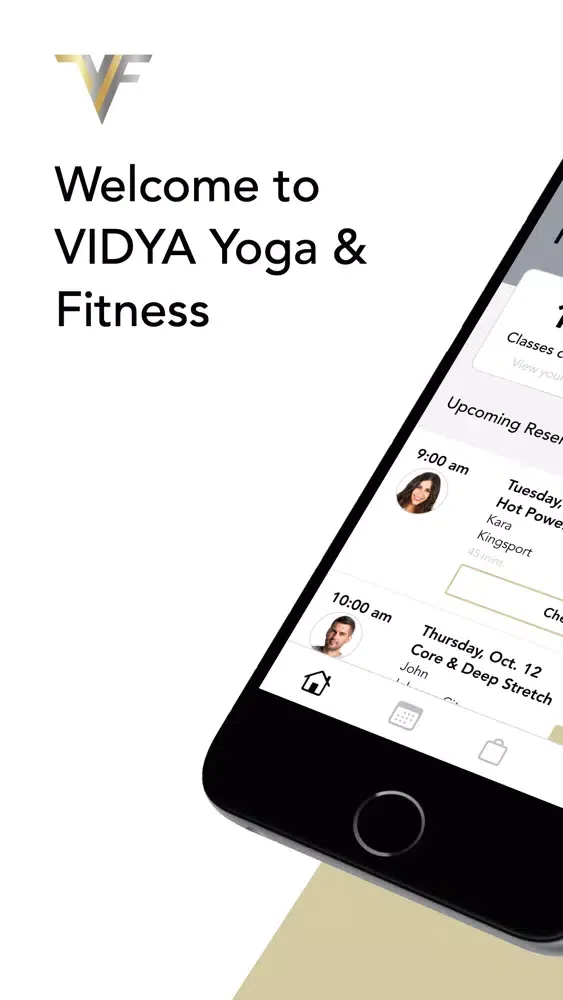 Capturas de pantalla de VIDYA Yoga & Fitness