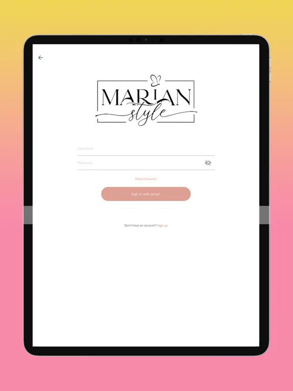 ภาพหน้าจอของ Marian Style iPad 
