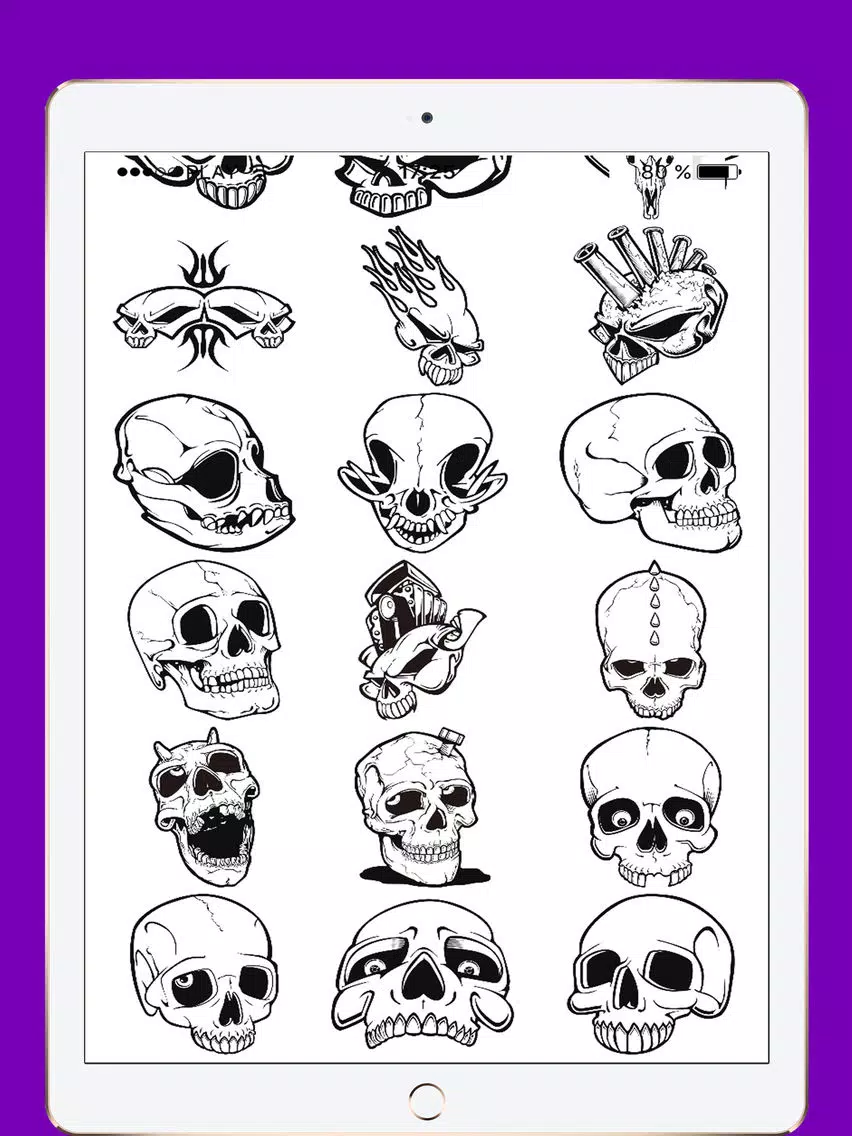 Halloween Ideas: vector skulls iPad 应用截图