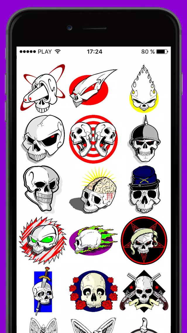 Halloween Ideas: vector skulls应用截图