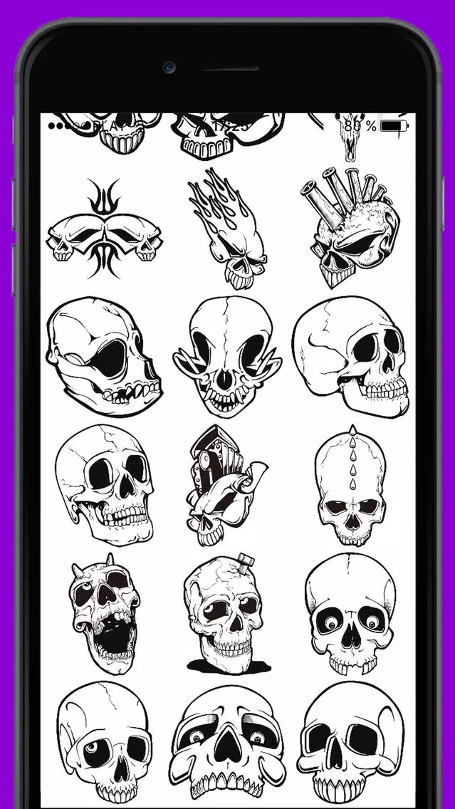 Halloween Ideas: vector skulls应用截图