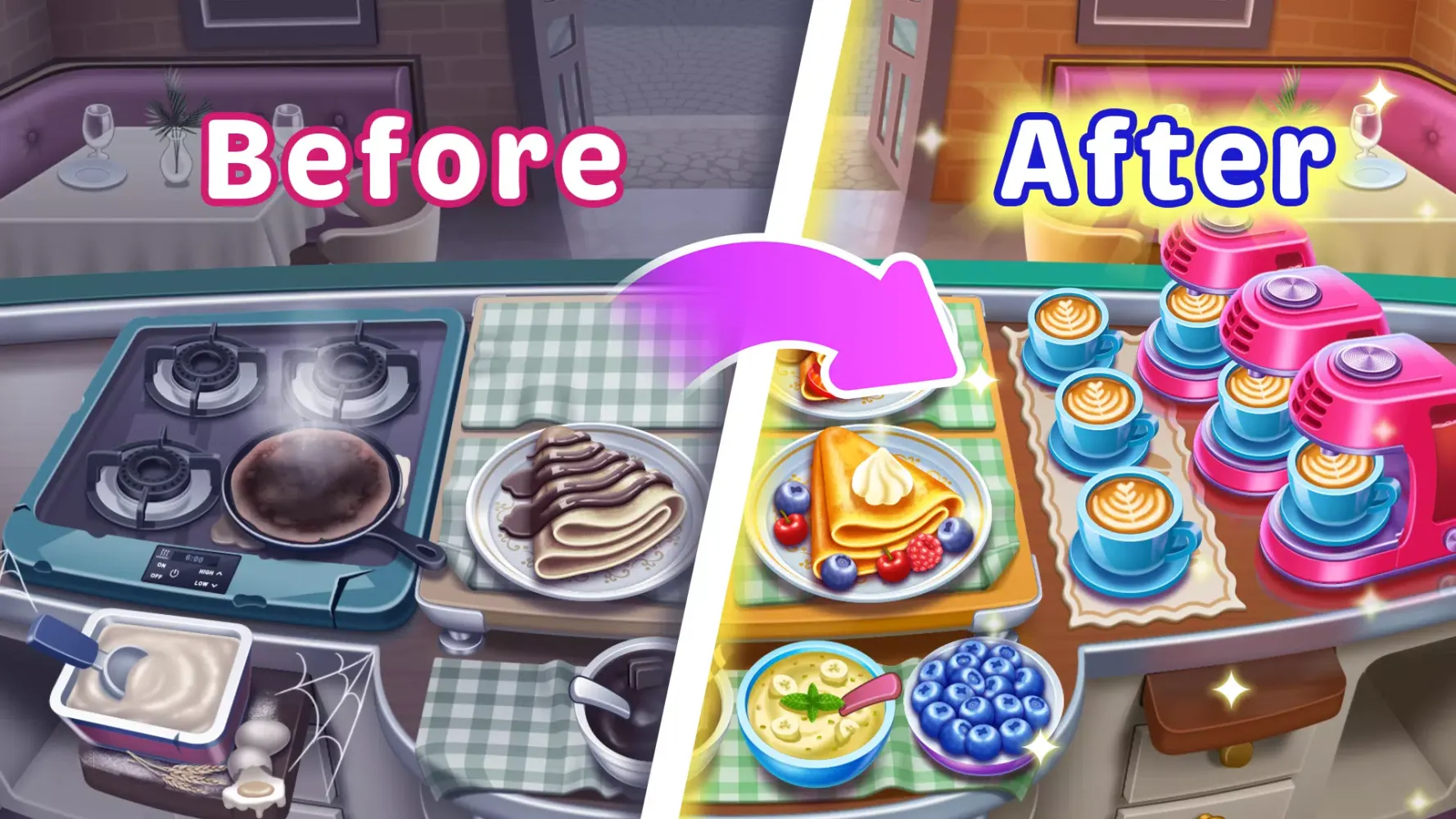 Captures d'écran de Restaurant Game Cooking Vision
