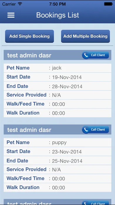 ภาพหน้าจอของ Pet Sitting & Dog Walking