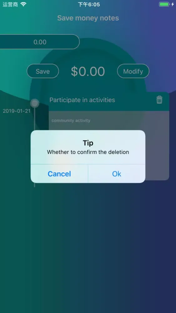 Screenshot di Save money notes-My wishes