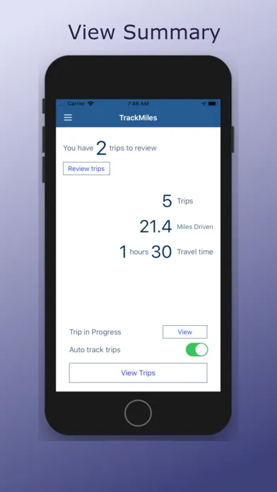 TrackMiles - Mileage tracker Screenshots