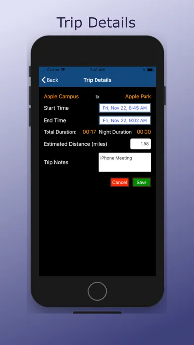 TrackMiles - Mileage tracker Screenshots