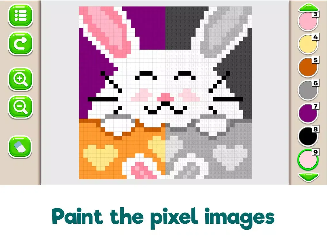 Zrzuty ekranu Coloring Pixel - Art Numbers iPad 