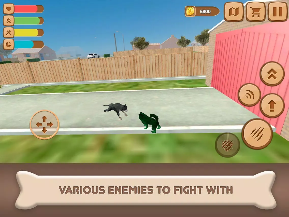 Capturas de tela do Pomeranian Dog City Wild Life iPad 