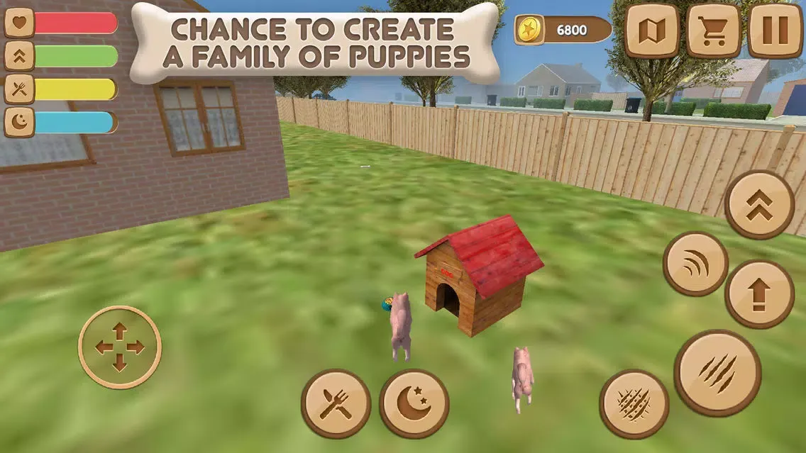 Capturas de tela do Pomeranian Dog City Wild Life