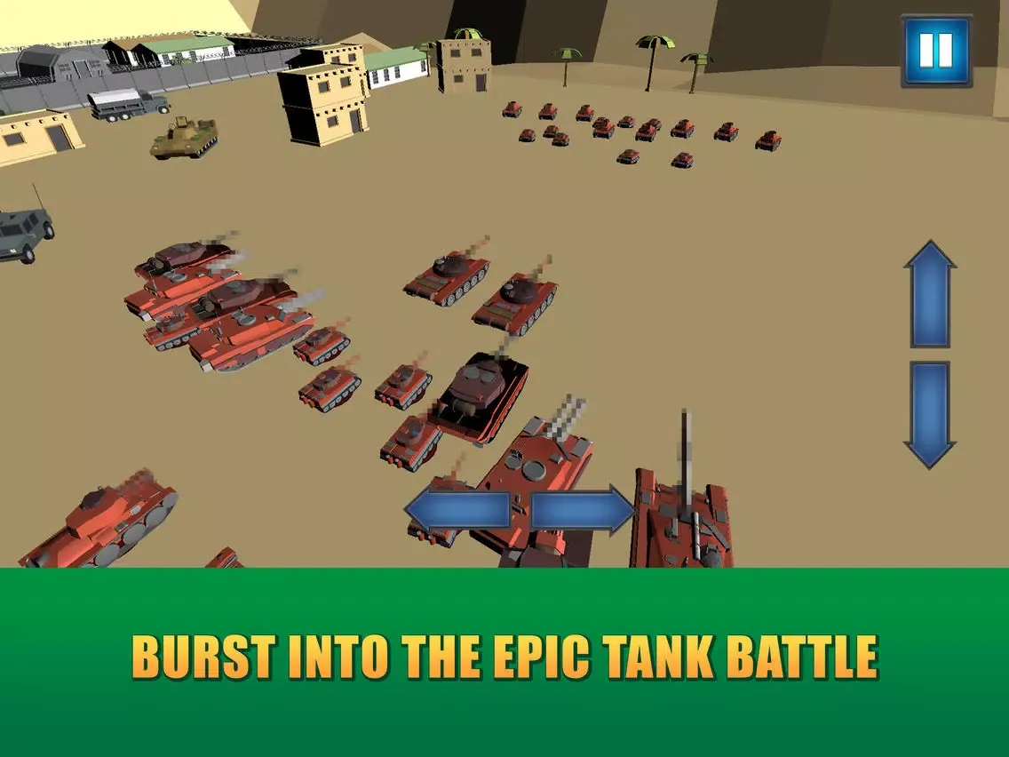 Capturas de pantalla de Epic Tank Battlefield War iPad 