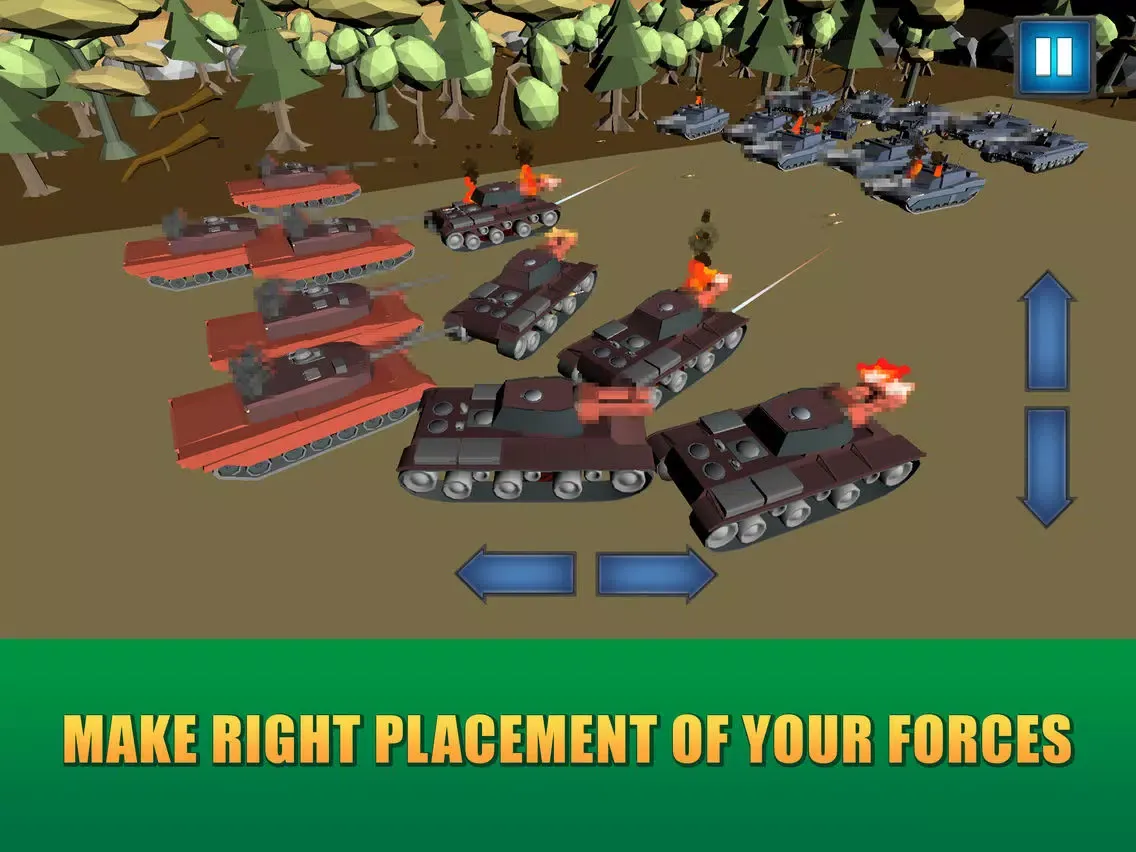 Capturas de pantalla de Epic Tank Battlefield War iPad 