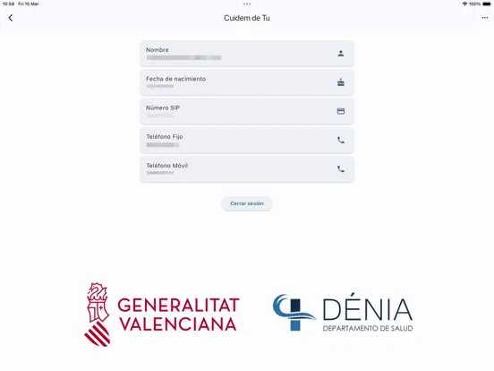 Zrzuty ekranu Cuidem De Tu Dénia iPad 