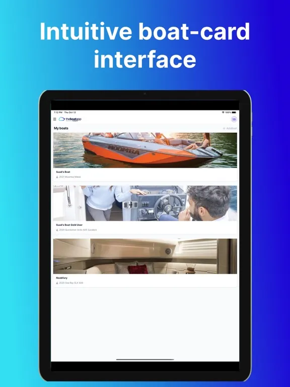 TheBoatApp iPad Screenshots