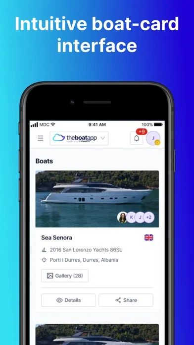 TheBoatApp Screenshots