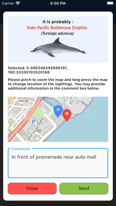 Capturas de pantalla de Marine Mammal App