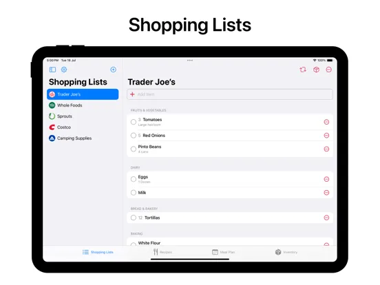 Скриншоты Peppercorn - Recipes & Lists iPad 
