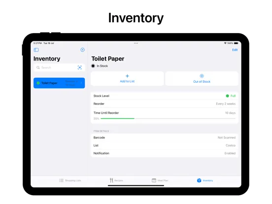 Скриншоты Peppercorn - Recipes & Lists iPad 