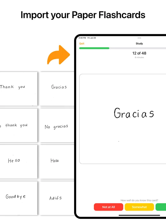 Скриншоты SparkCards iPad 