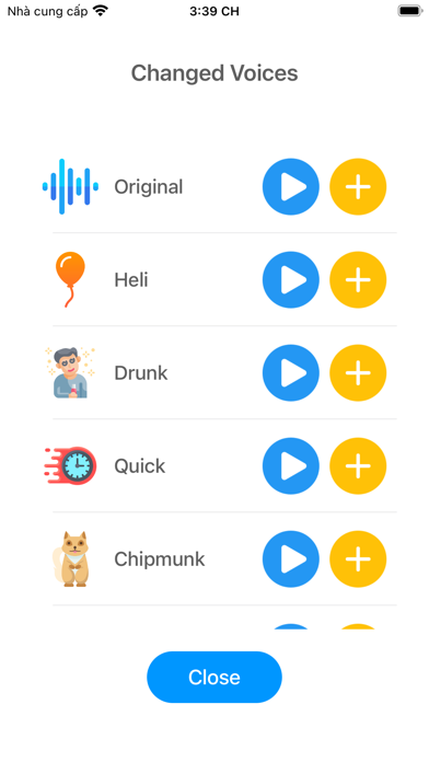 ภาพหน้าจอของ Voice Changer - Effect Sound