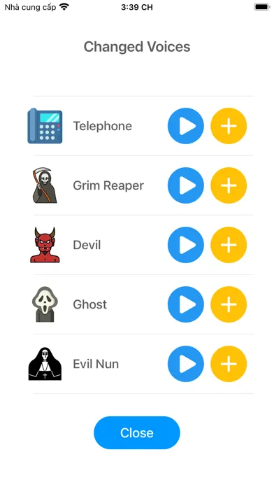 Zrzuty ekranu Voice Changer - Effect Sound