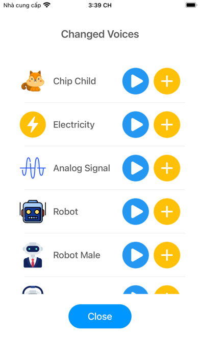 ภาพหน้าจอของ Voice Changer - Effect Sound