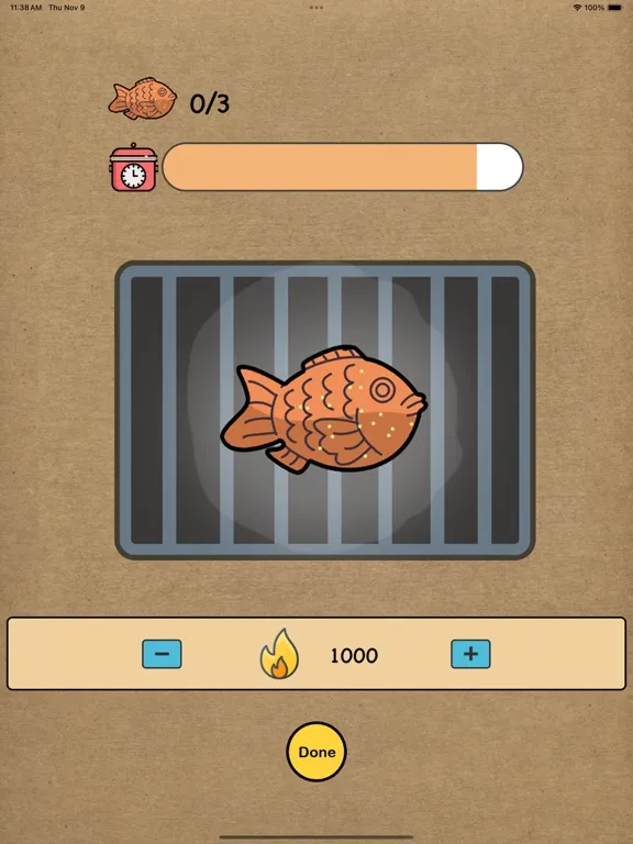 Tangkapan skrin Cat Cooking Food iPad 