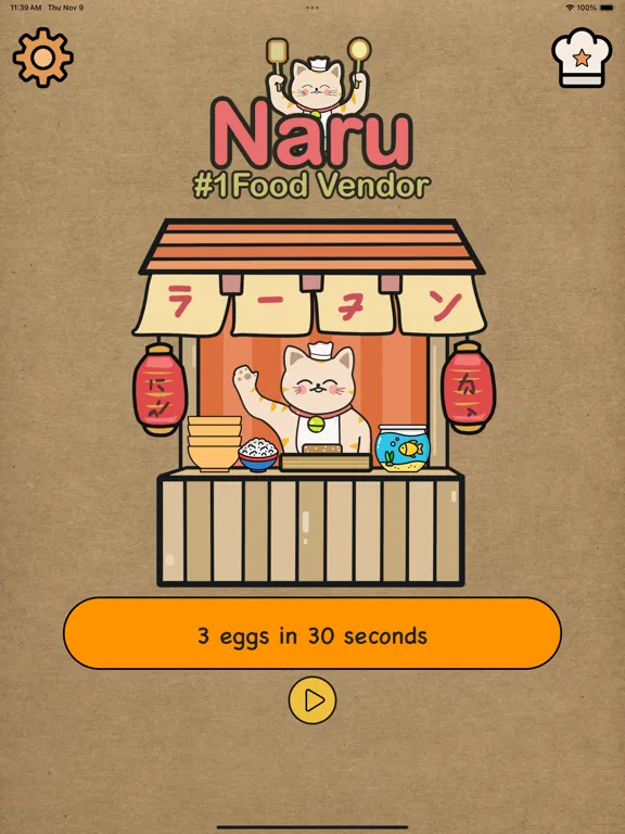 Tangkapan skrin Cat Cooking Food iPad 
