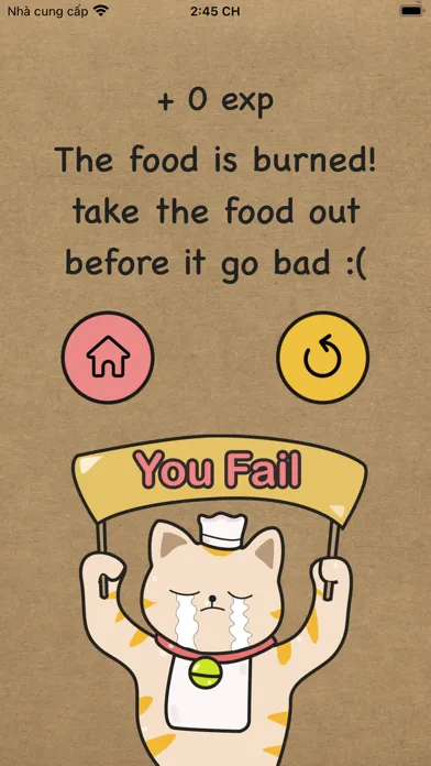 Tangkapan skrin Cat Cooking Food