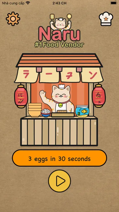 Tangkapan skrin Cat Cooking Food