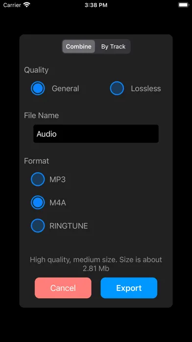 Ảnh chụp màn hình của Audio Editor - Music Booster