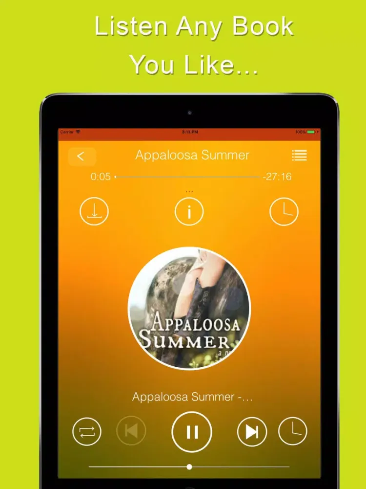 Zrzuty ekranu AudioBook - Audio Books Player iPad 