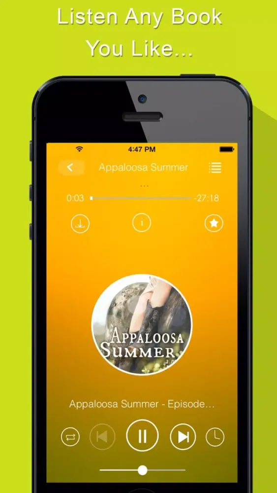 Zrzuty ekranu AudioBook - Audio Books Player