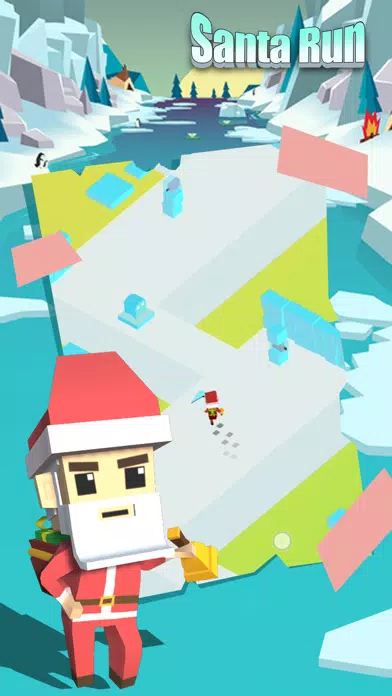 Santa Run-Santa's mad journey スクリーンショット