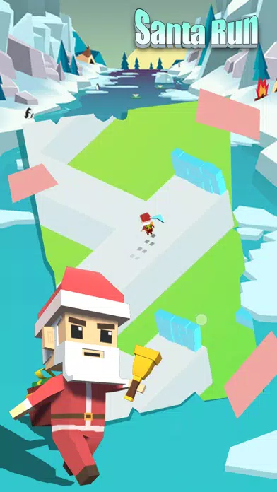 Santa Run-Santa's mad journey スクリーンショット