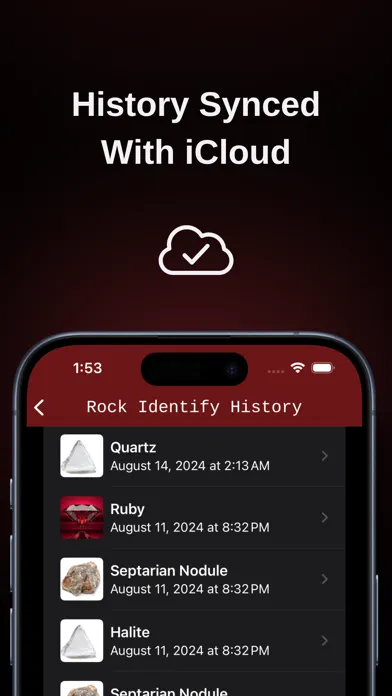 Capturas de tela do Gem Identifier: RockIdentify